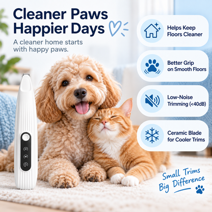 CalmPaw™ Silent Paw Trimmer Pro